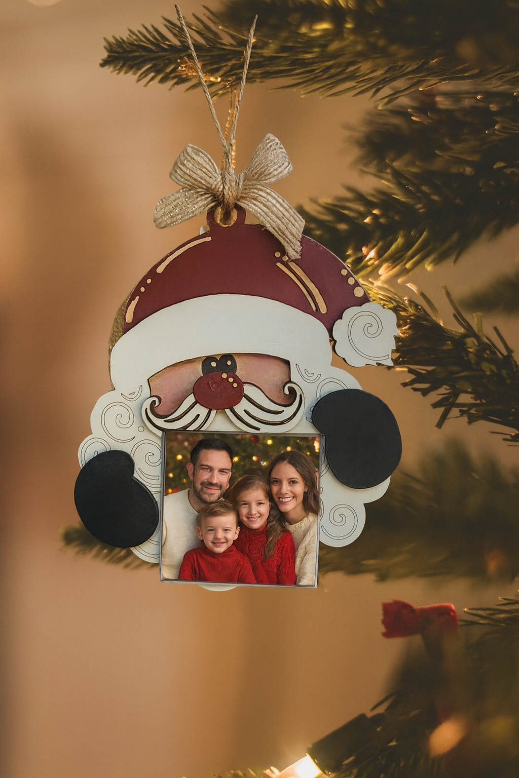 Santa Custom Magnet Ornament