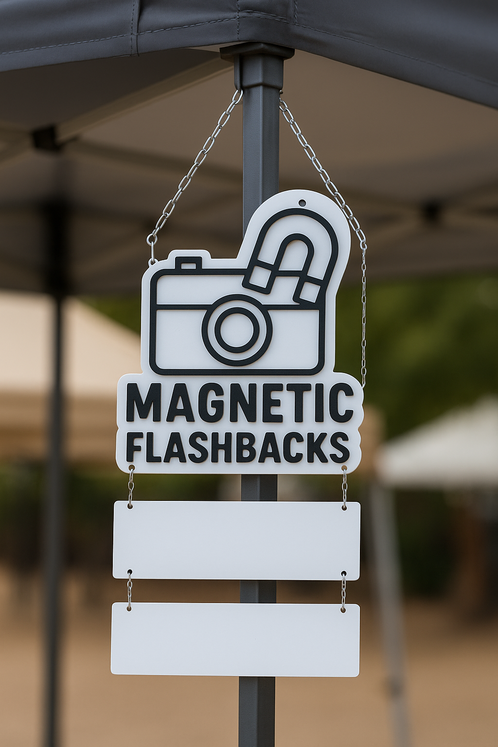 Custom Canopy Sign Logo Outlined