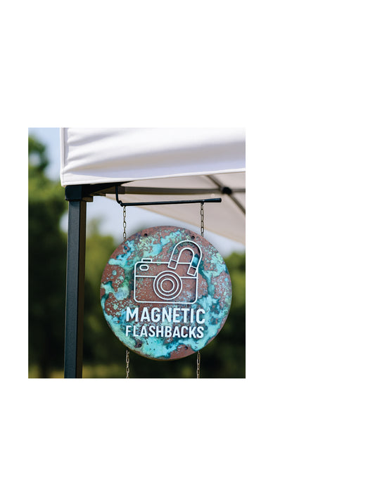 Custom Round Canopy Vendor Signage